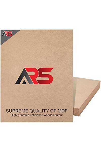 Al Raied ARS® MDF Board – 40 x 40 cm, 3mm Thick, Smooth Engineered Wood Panel...
