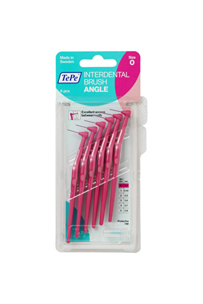 TePe 18232 INTERDENTAL BRUSH ANGLE PINK SIZE 0 6S
