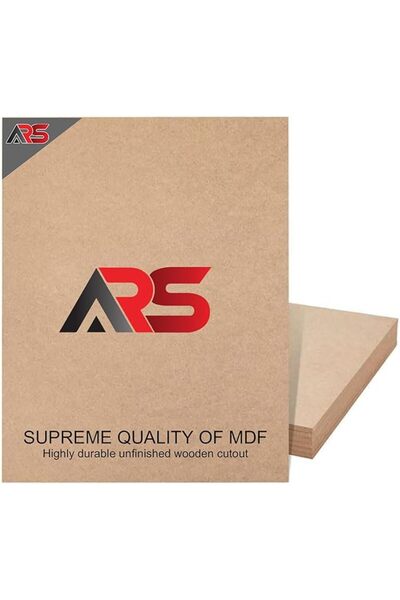 Al Raied ARS® 9 Pieces, 3Mm Mdf Diy Rectangular 30 X 40 Cm Brown