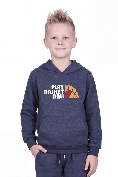 FYK COLLECTİON Φούτερ για αγόρια με κουκούλα, τσέπη καγκουρό και λεπτομέρεια ...