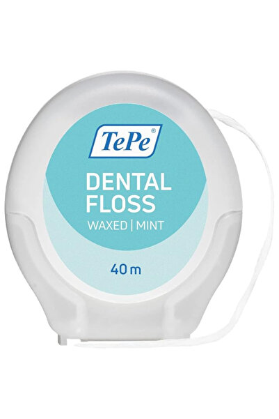 TePe 642230 DENTAL FLOSS WAXED/MINT 40M
