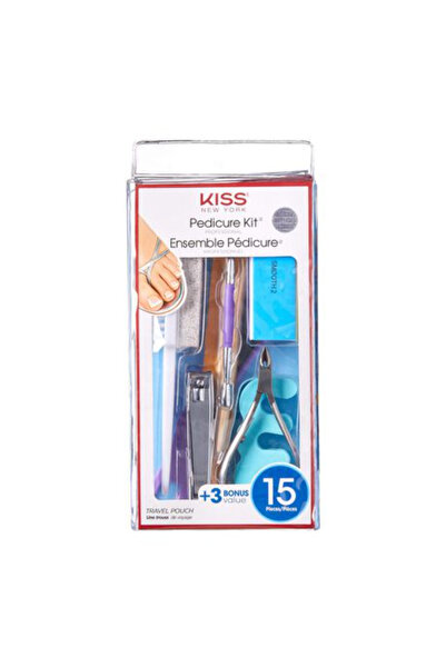 Kiss مجموعة العناية بالأقدام RPK01 مكونة من 15 قطعة