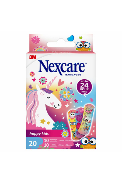 3M Nexcare HAPPYKIDS 4287-017 UNICORN 20S