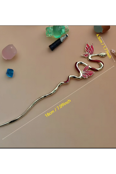 MAHLA دبوس شعر - إبرة شعر - كانزاشي - مشبك شعر كوري