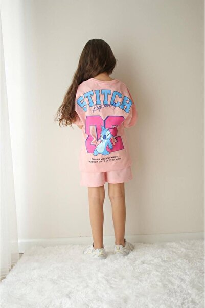 cgboutiquestylekids مجموعة تي شيرت وشورت للفتيات بتصميم ظهر مطبوع عليه شخصية ...