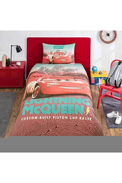Özdilek Single Ranforce Duvet Cover Set Dsny Cars City Green
