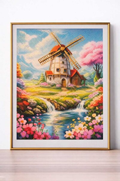 DNZt 5D Diamond Painting 50x40 cm Elmas Mozaik Boncuklu Taşlı Goblen Pano Tab...