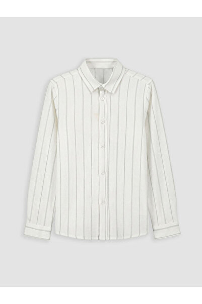 LC Waikiki I Long Sleeve Striped Dobby Boys' Shirt from Freezen Store