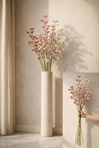 Mottogo Uzun Boy Yapay Bahar Dalları Dekoratif Çiçek 83cm