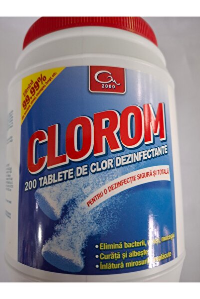 Clorom Cloramina tablete de clor dezinfectante, 200 buc/flacon