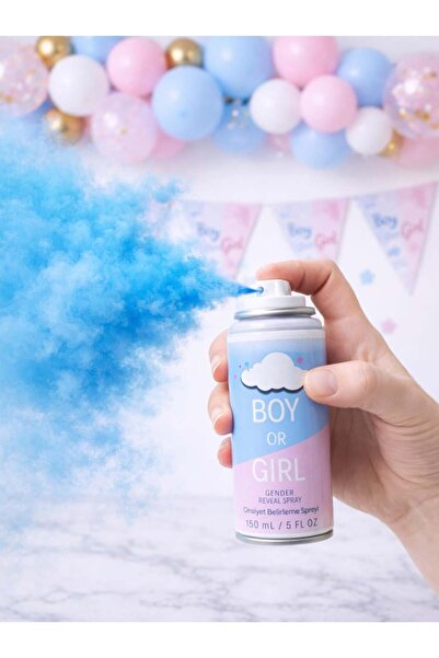 Parti Adresi Boy or Girl Cinsiyet Belirleme Spreyi – Cinsiyet Partisi Özel Ef...