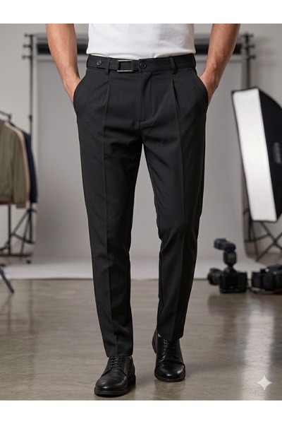 genie man SİYAH JOGGER PANTOLON