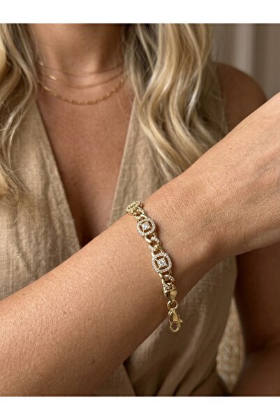 İNN JEWELLERY سوار Xuping مضاد للتشويه ومضاد للحساسية مع شكل جورميه (ضمان الم...