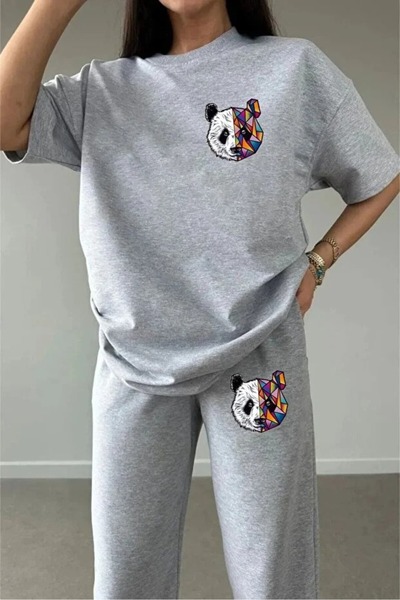 PENTHİLUS Men's T-Shirt and Trousers Set - Men's Two-Piece Set - Summer Botto...