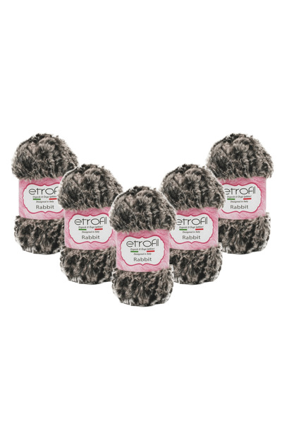 Etrofil Rabbit (70714) 5 ΤΕΜ. 100 γρ. 65 μ. 100% Πολυεστέρας Βελούδινο Χοντρό...