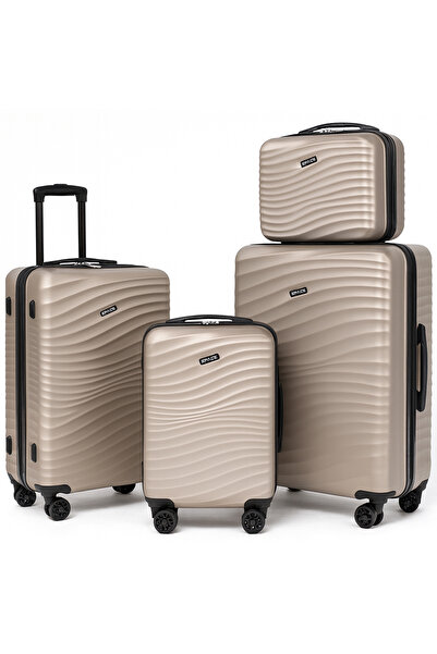 Generic مجموعة حقائب سفر، مصنوعة من مادة ABS، تشمل أحجام مناسبة للمقصورة، 14/...