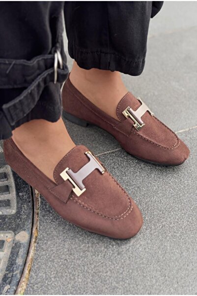 I Love Shoes Elara Γυναικεία Loafer Ανοιχτό Καφέ Σουέντ