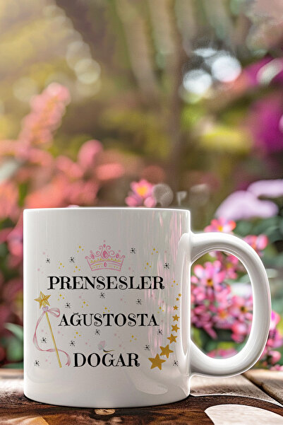 qoeuyl boutique Crowned Princesses Are Born in August Printed Birthday Gift M...