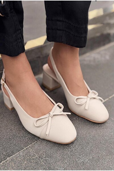 I Love Shoes Rivka Mary Jane High Heels Beige Satin