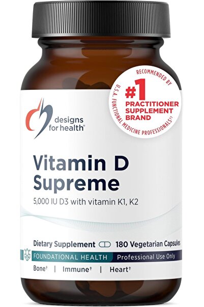 designs for health Vitamin D Supreme - Vitamin D 5000 IU with 2000mcg Vitamin...