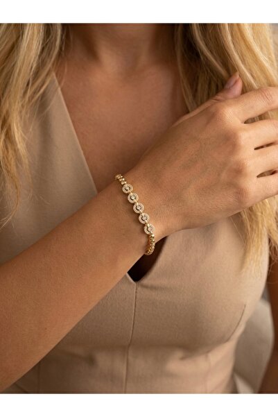 İNN JEWELLERY سوار Xuping مضاد للتشويه ومضاد للحساسية مع شكل جورميه (ضمان الم...