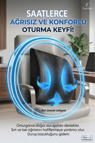 Kifidis ANATOMİK VİSKO BEL DESTEK YASTIĞI