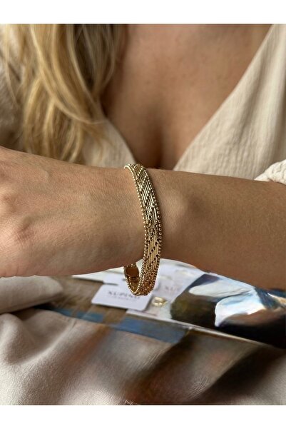 İNN JEWELLERY سوار Xuping مضاد للتشويه ومضاد للحساسية مع شكل جورميه (ضمان الم...