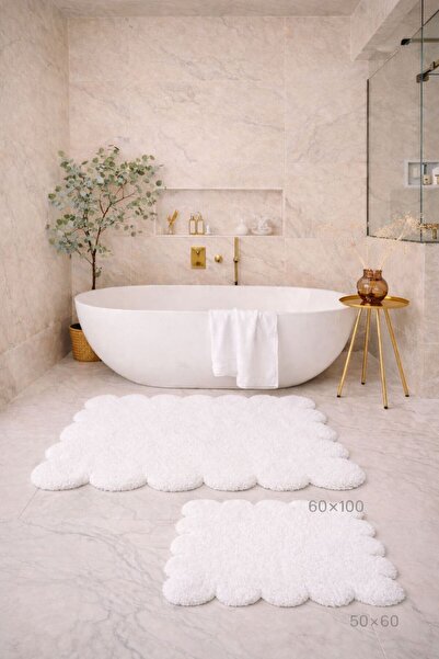 SOFT DECOR Covoraș de baie decorativ anti-alunecare cu tăieturi Daisy, pentru...