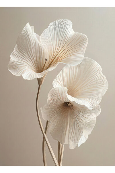 bestablo Tablou modern abstract cu păsări pe pânză – Pictură murală artistică...