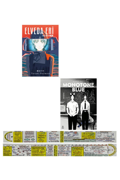 Gerekli Şeyler Yayıncılık Elveda Eri + Monotone Blue 2'li One Shot Manga Seti...