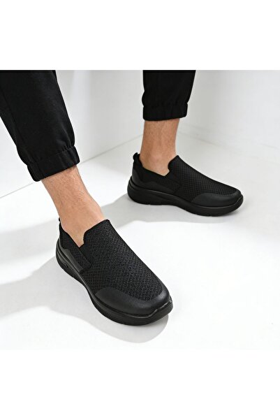 Tmall Pantofi sport bărbați, din material textil, B4076, Negru