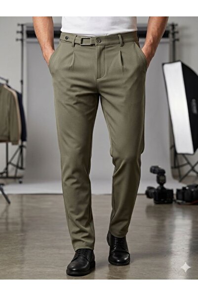genie man Haki Jogger pantolon