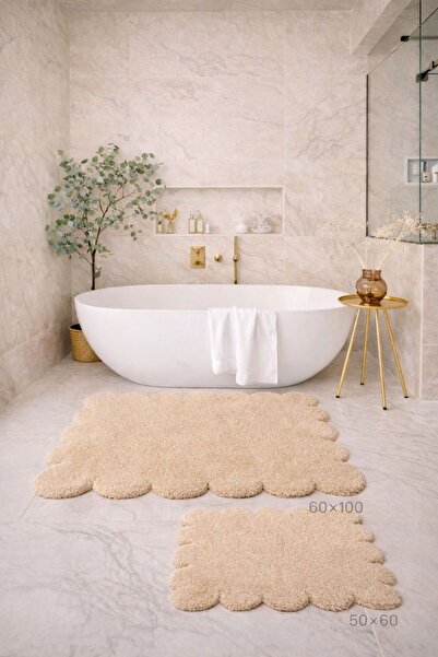 SOFT DECOR Covoraș de baie decorativ anti-alunecare cu tăieturi Daisy, pentru...