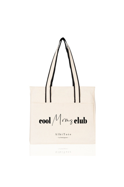 AlbiTote by Dsdesignarts AlbiTote Cool Moms Club Kanvas Totebag