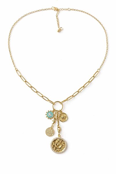 Venus Design Steel eye charm necklace