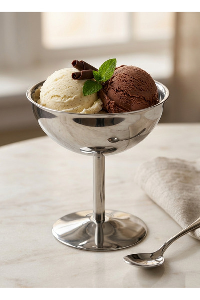 Arsel وعاء آيس كريم جريس فاخر متعدد الاستخدامات من الفولاذ 304 عالي الجودة لل...