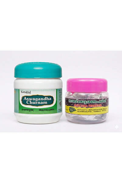 Kottakkal ayurveda Aswagandha 75gm & Naikuruna Powder 50 gm [ Power Pack of 2]