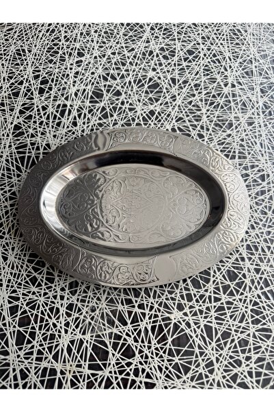 Sebe HOME Set of 2 Stainless Steel Appetizer Plates 30 cm