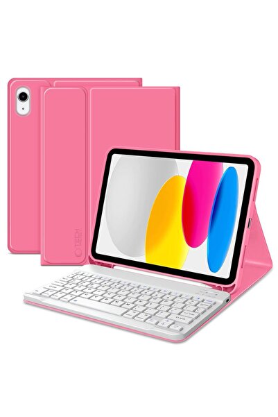Tech-Protect SmartCase Pen Keyboard for iPad 10/11 (2022-2025) Magenta