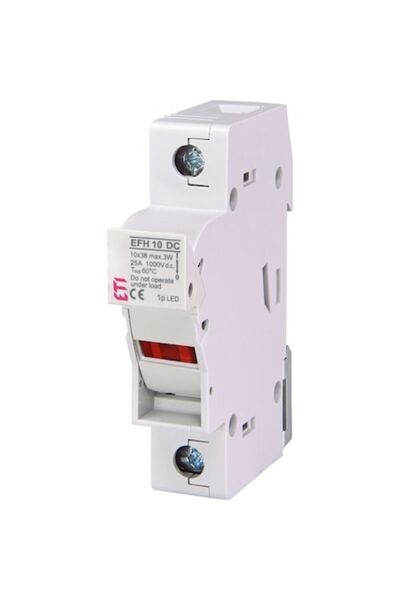 Eti Siguranță autoportantă, EFH DC 10x38mm pentru Panouri Fotovoltaice 1P LED...