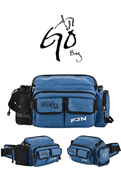 Fujin 8679836125229Fujin AjiGo Bel Çantası Indigo - Balıkçı Çantası