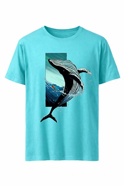 Rabona Fashion Stăpânul Mării – Tricou/Tricou cu imprimeu balenă (Opțional)