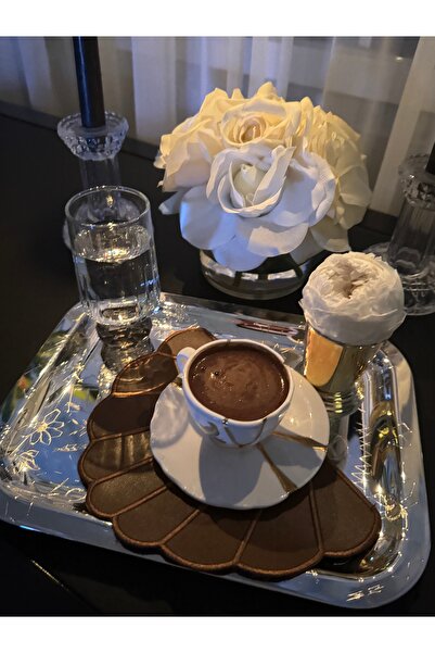 Matis Home Line Aura 2-Pack Brown Coasters