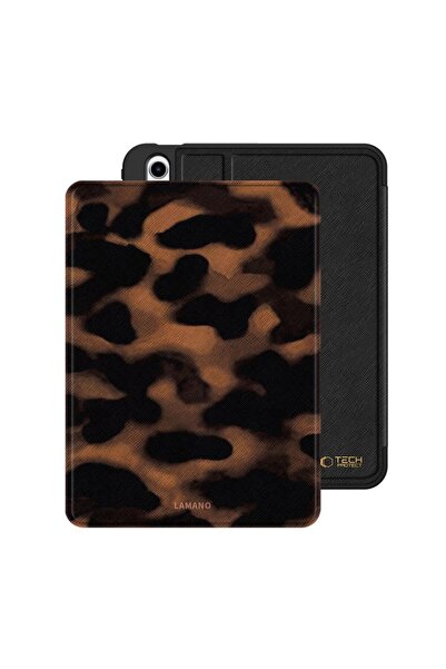 Tech-Protect Lamano Flip Case for iPad 10.9 (2022)/11 (2025) Panther