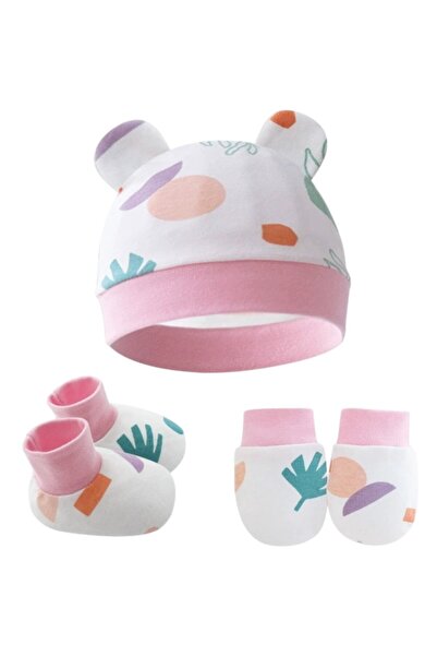 Bambimici – Cozy Bundle Baby Hat, Mittens & Socks Set - Multicolor - 0M to 6M