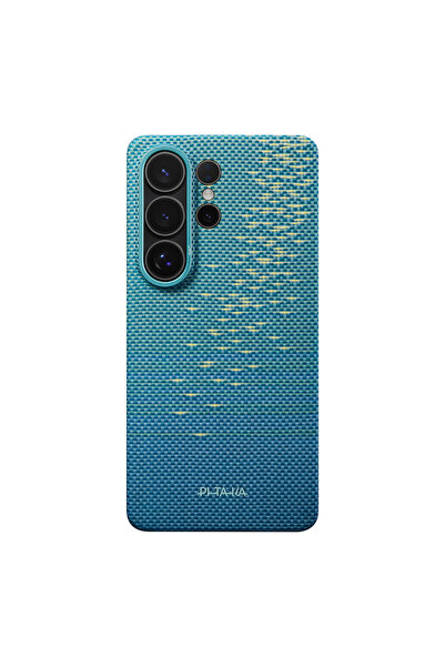 PITAKA Защитен заден калъф за Samsung Galaxy S26 Ultra, със златисти отблясъц...