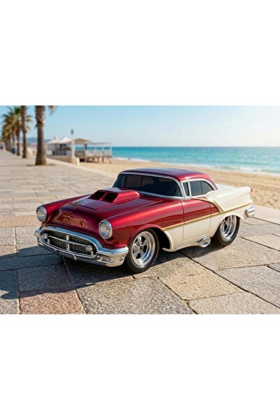 Tıfıl Toys Chevrolet Bel Air Tasarımlı Kumandalı 2.4GHz 6 Fonksiyonlu 1:18 Öl...