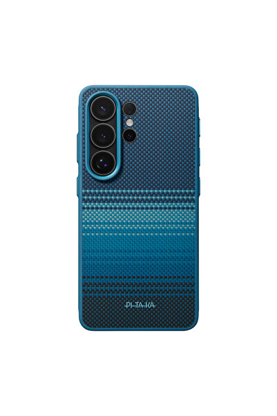 PITAKA Galaxy S26 Ultra Kılıf M-safe Uyumlu Tactile Woven Sunset-Moonrise Ara...