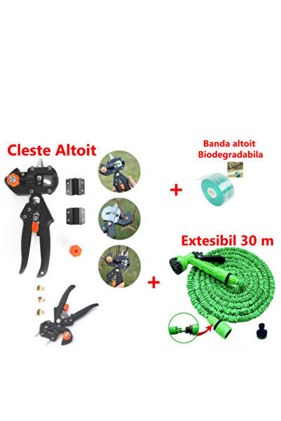 Homegenius Set profesional de instrumente pentru altoire cu 3 lame U V Omega ...