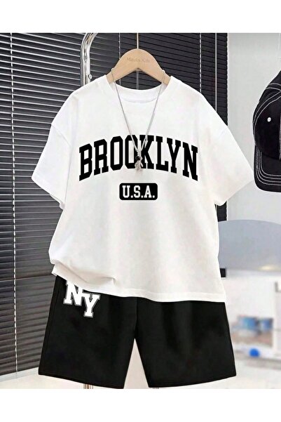 Kids بدلة أطفال مطبوعة من بروكلين، الولايات المتحدة الأمريكية، نيويورك